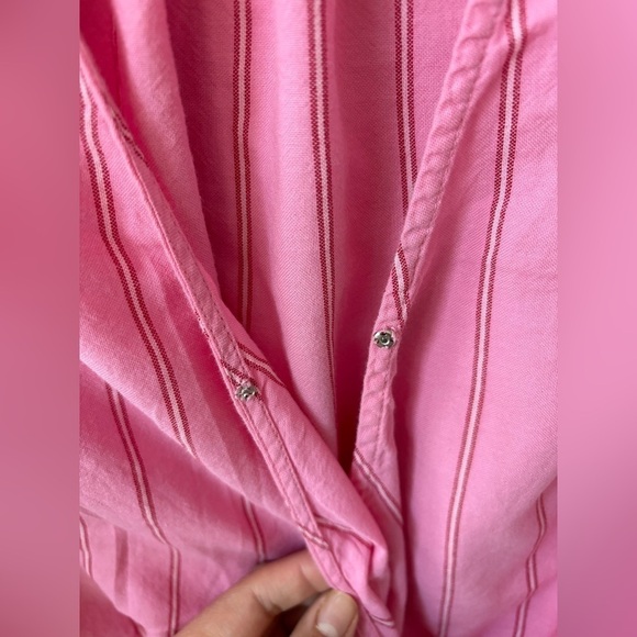 Madewell Wrap Top in Cecilia stripe size small - Picture 5 of 9